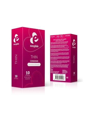 10 préservatifs Extra Fins - EasyGlide